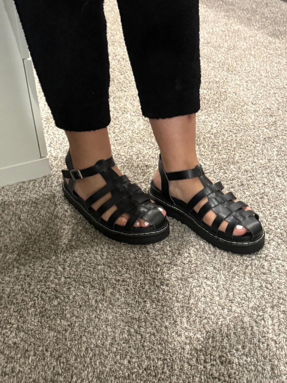 torrid Black Woven Strap Fisherman Sandals